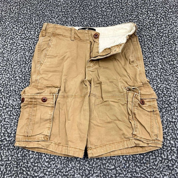 Hollister California Cargo Shorts Men 30 Brown Pockets Adult Outdoor - Picture 1 of 9